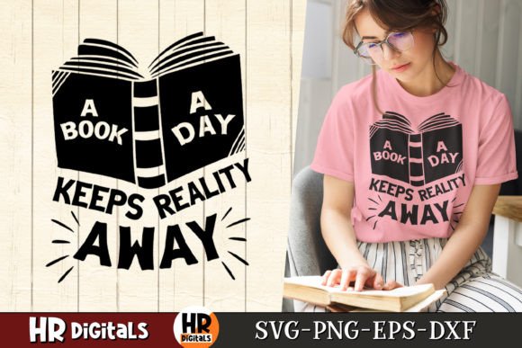 A Book a Day Keeps Reality Away, Reading Graphics for Crafts