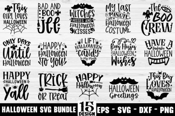 Halloween SVG Bundle, Pumpkin Signs for Graphics and Crafts