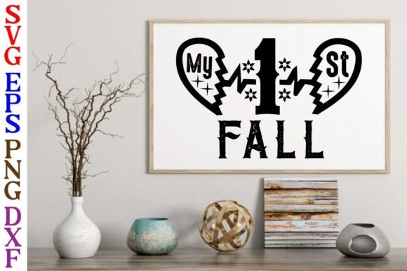 My 1 St Fall Svg Design: Graphics and Crafts for Publishers