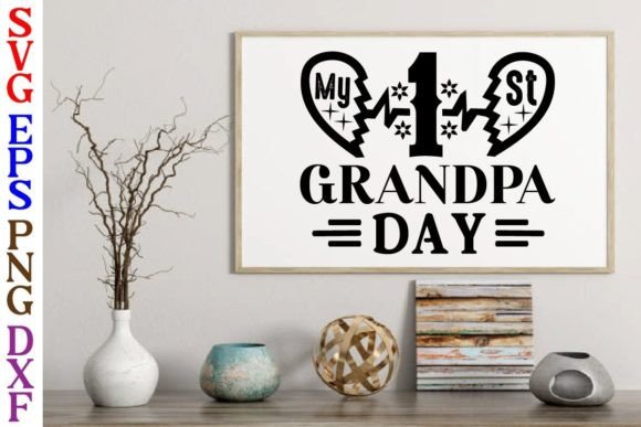My 1 St Grandpa Day Svg Bundle Graphics and Crafts Review