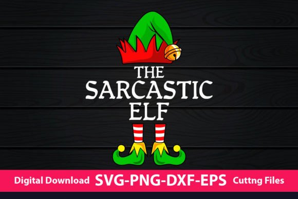 Sarcastic Elf Graphics for Crafts and Sellers